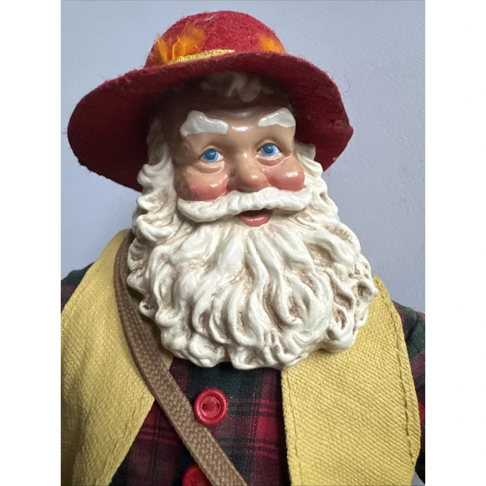 Santa Fishing Figurine‎ Fishtales Orig Box Kurt Adler KSA Fabriche NEW, Vintage